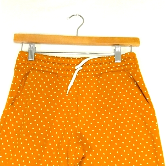 OLD NAVY Girls Sweatpants XL Large Logo Gold Dots Pockets Causal Lounge Pants - Picture 6 of 9